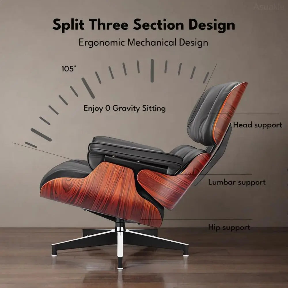 Classic Chaise Lounge with Ottoman