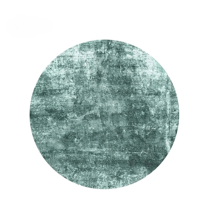 Minimalist Luxury Green Round Carpet