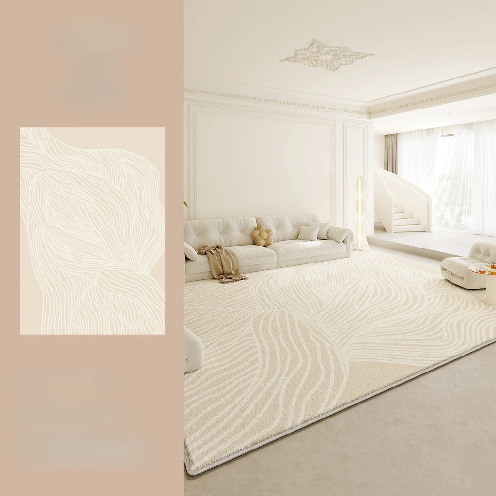Cream Fluffy Soft Rug Thick Anti-slip