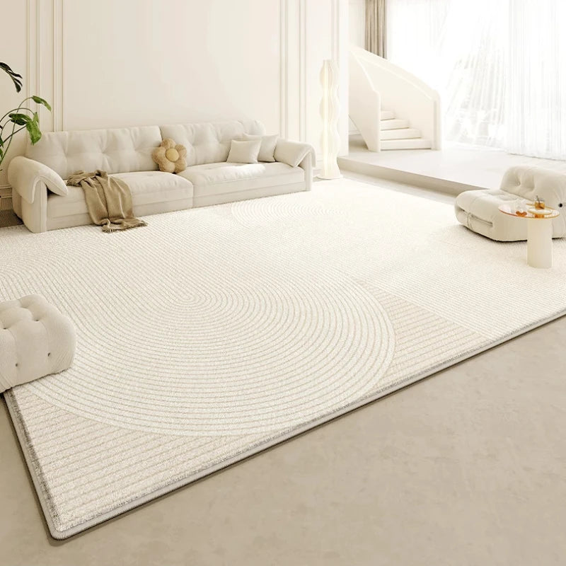 Cream Fluffy Soft Rug Thick Anti-slip