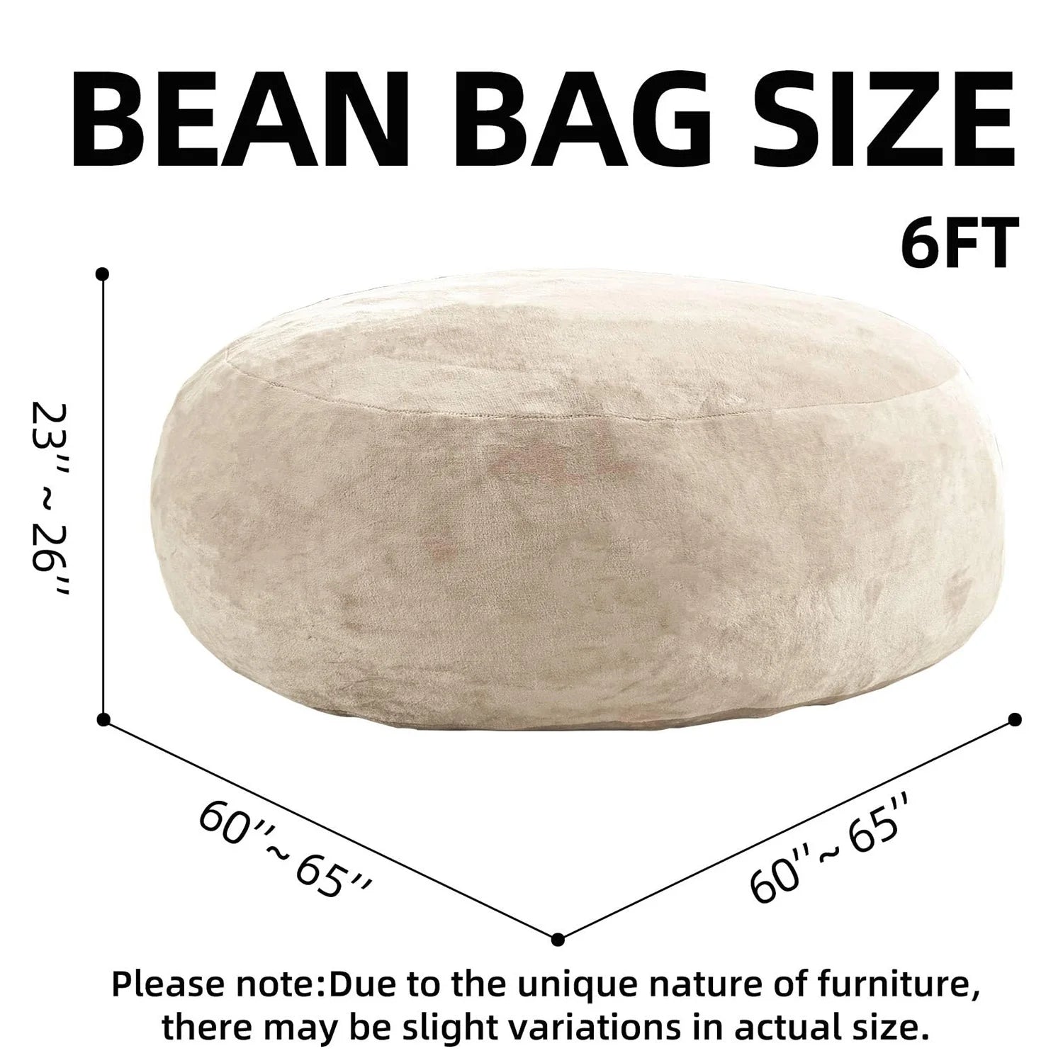 Sofa Bean Bag Chair Available in Multiple Colors
