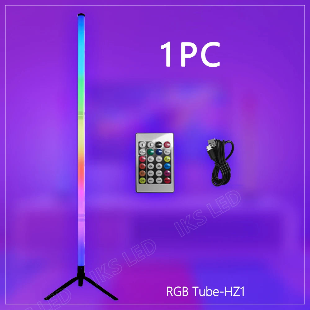 RGB LED Floor lamp 120CM  Modern Corner Floor Light Atmospheric Standing Light Indoor Home Decor Smart APP Remote Control