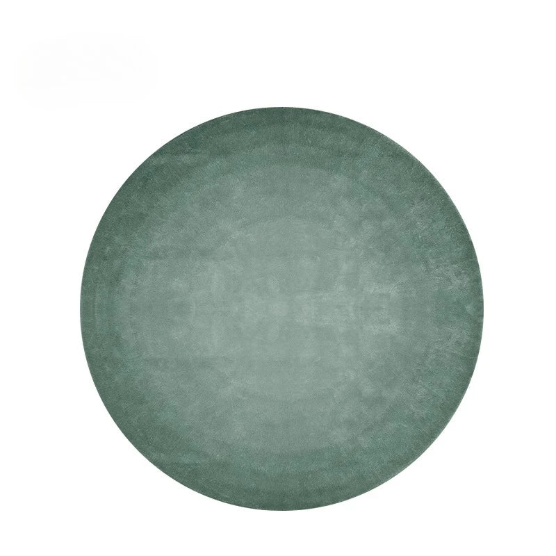 Minimalist Luxury Green Round Carpet