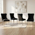 Black Tufted Dining Chairs - Customize