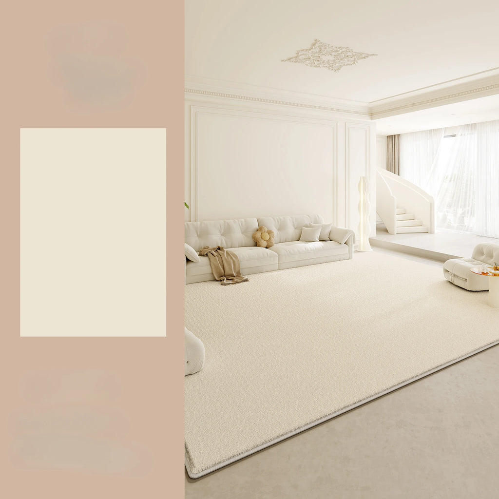 Cream Fluffy Soft Rug Thick Anti-slip