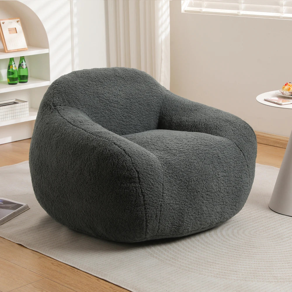 Bean Bag Chair , Sofa for Adults Comfy Beanbag Giant  Chair with Spacious Design  Couch with Armrest Large Chair with Memory