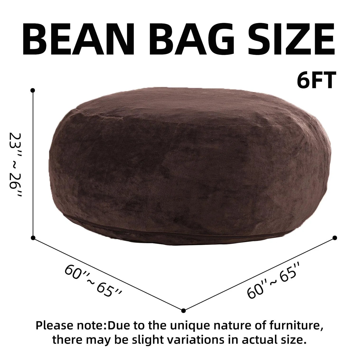 Sofa Bean Bag Chair Available in Multiple Colors