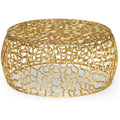 Gold 310321 Coffee Table, 27.5 Square, 12.5 Tall by Great Deal Furniture