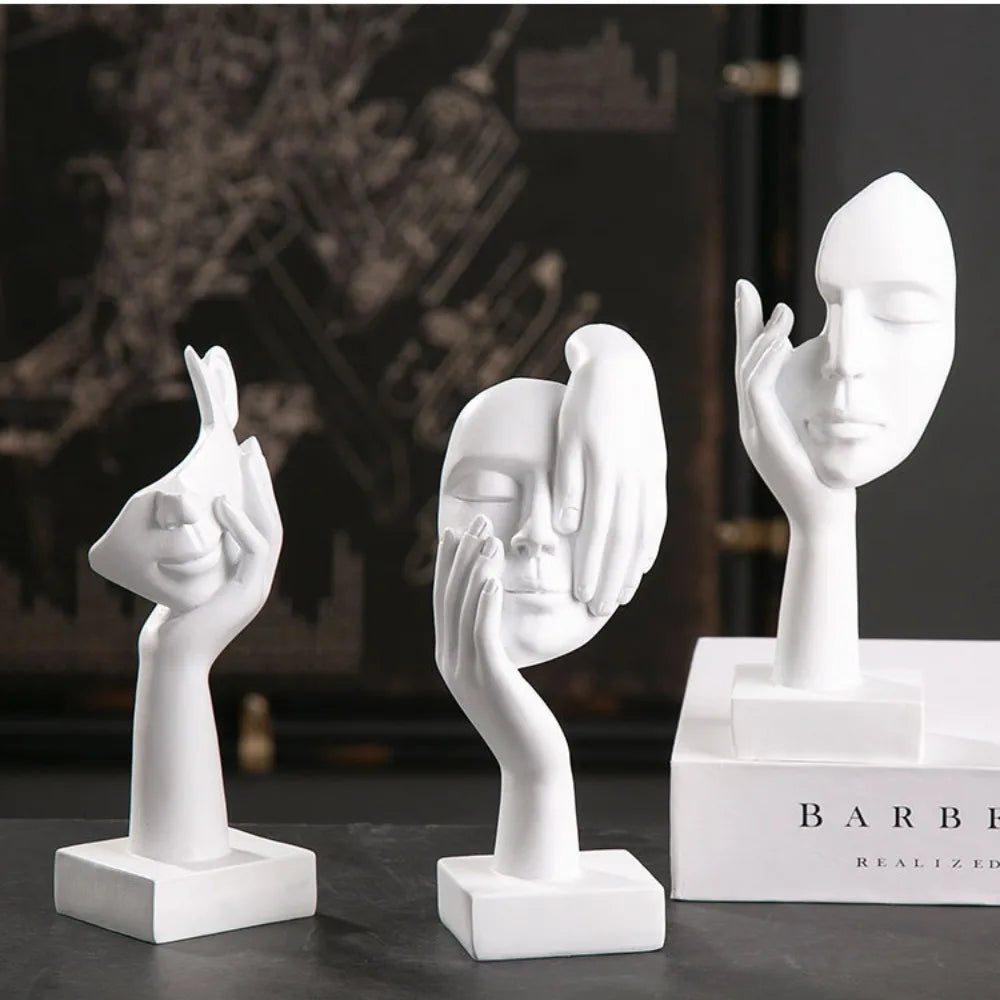 Nordic Resin Abstract Statue