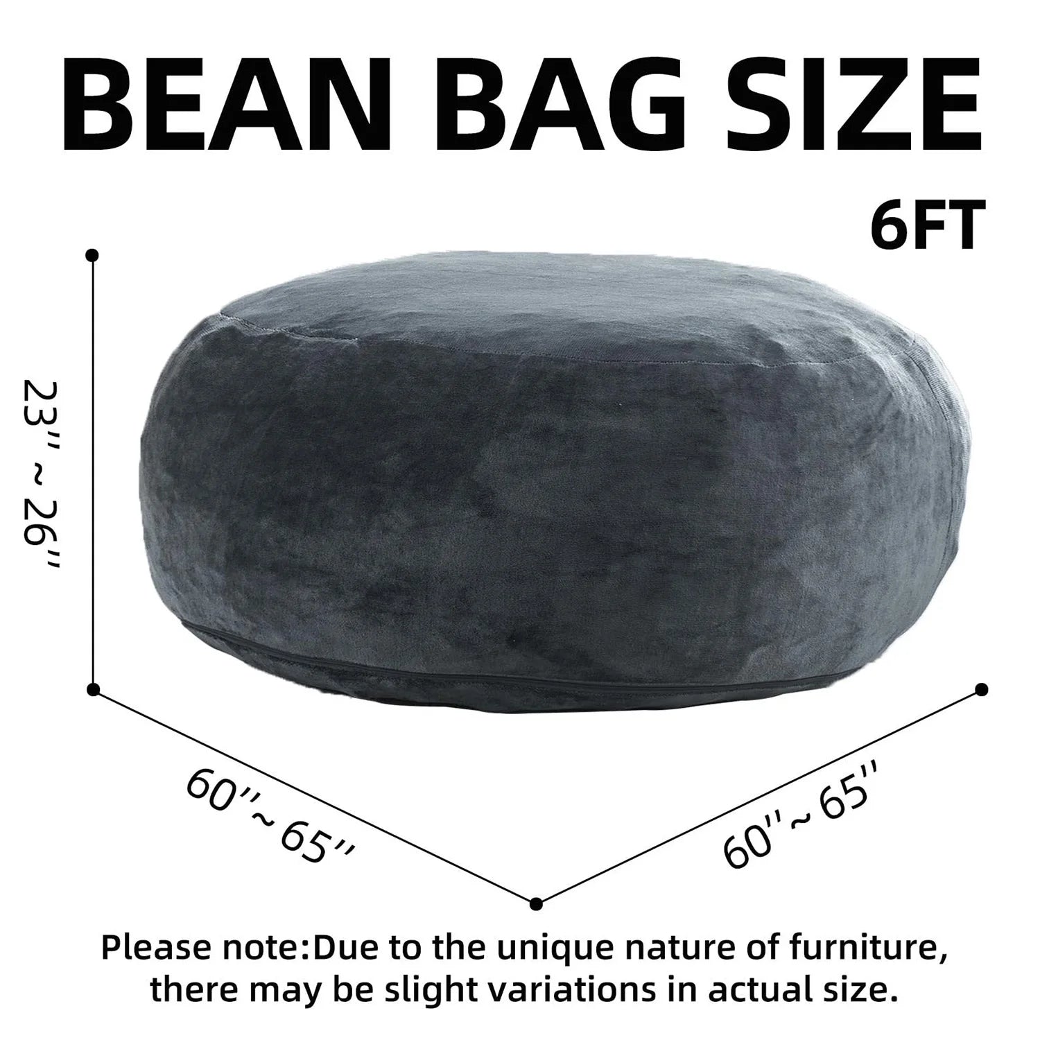 Sofa Bean Bag Chair Available in Multiple Colors
