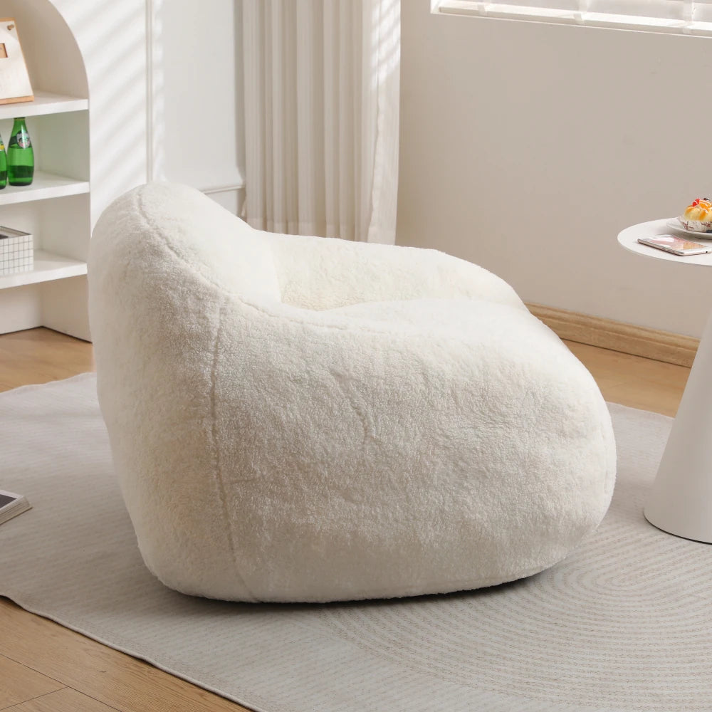 Bean Bag Chair , Sofa for Adults Comfy Beanbag Giant  Chair with Spacious Design  Couch with Armrest Large Chair with Memory