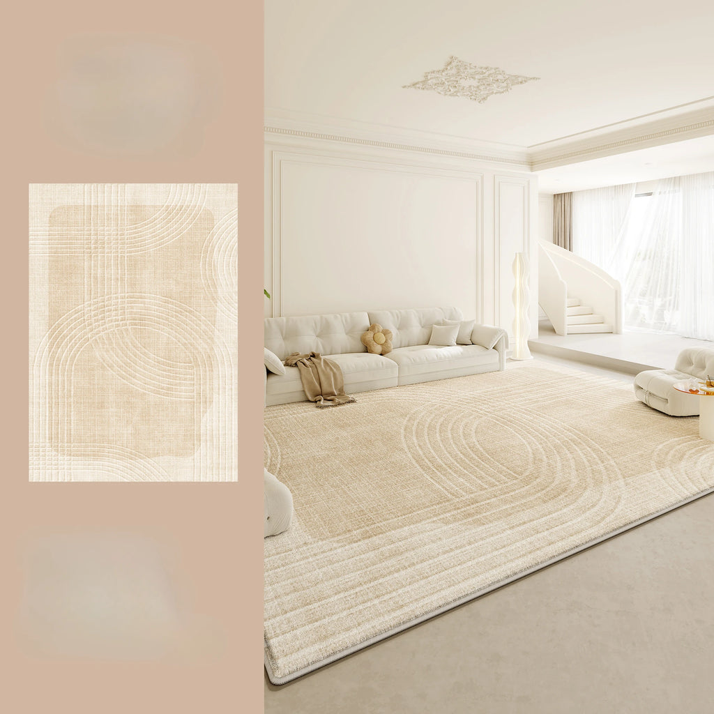 Cream Fluffy Soft Rug Thick Anti-slip