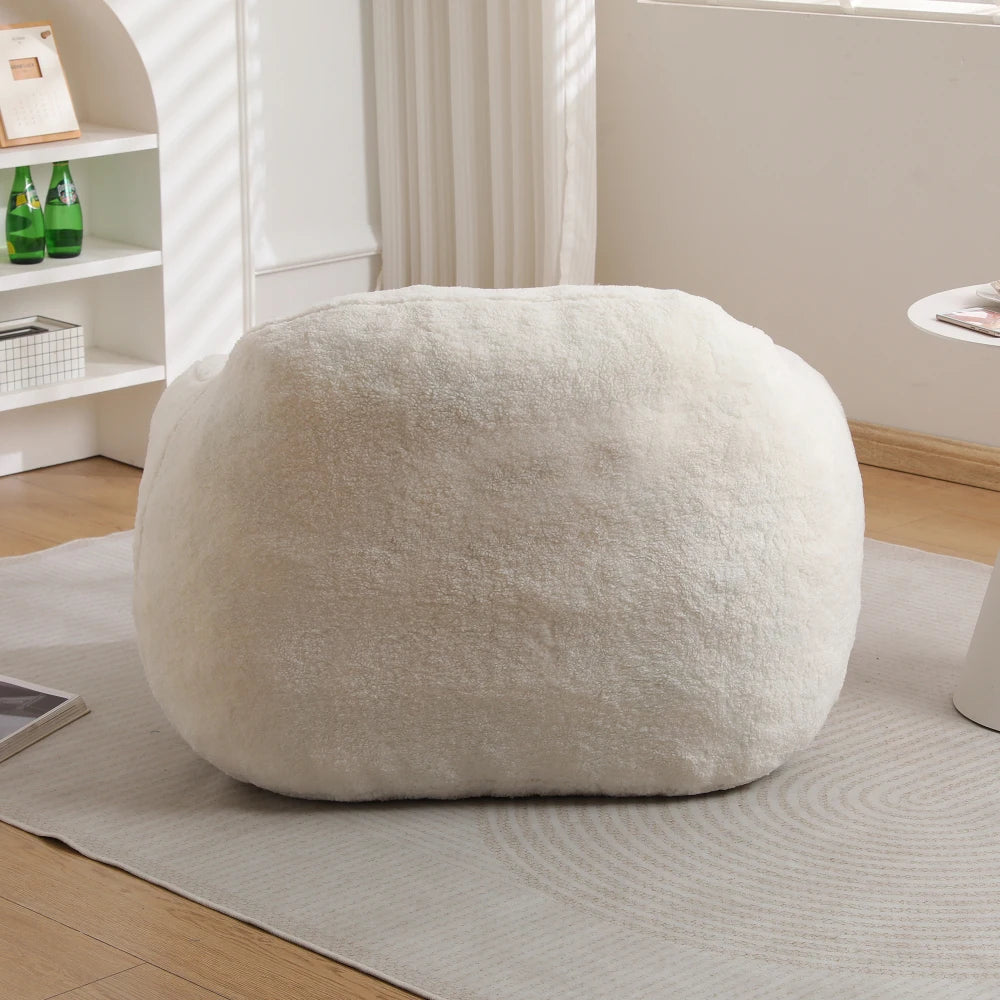 Bean Bag Chair , Sofa for Adults Comfy Beanbag Giant  Chair with Spacious Design  Couch with Armrest Large Chair with Memory