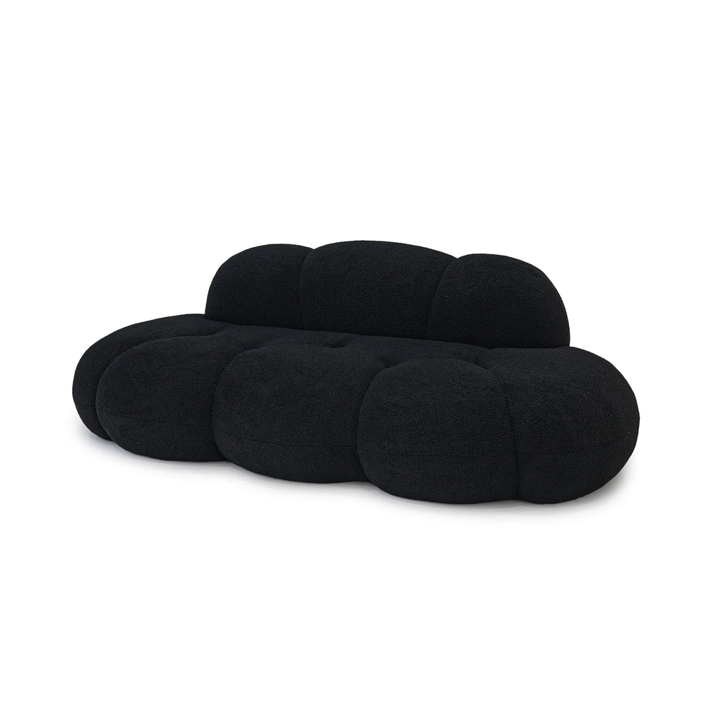 Sdorens Modern Cloud Shaped Couches for Living Room Comfy Upholstered Cloud Shaped Leisure Sofa Couch for Bedroom Apartment