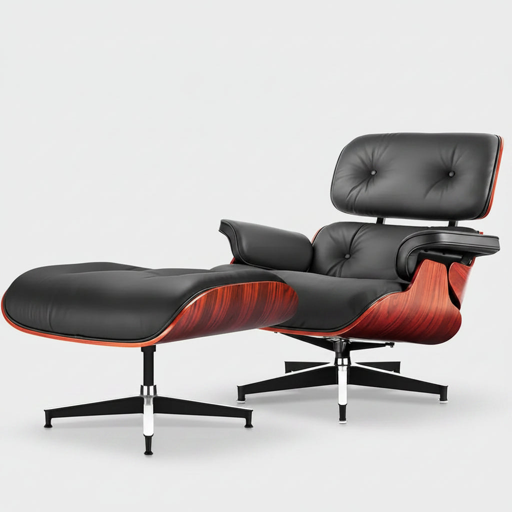 Classic Chaise Lounge with Ottoman