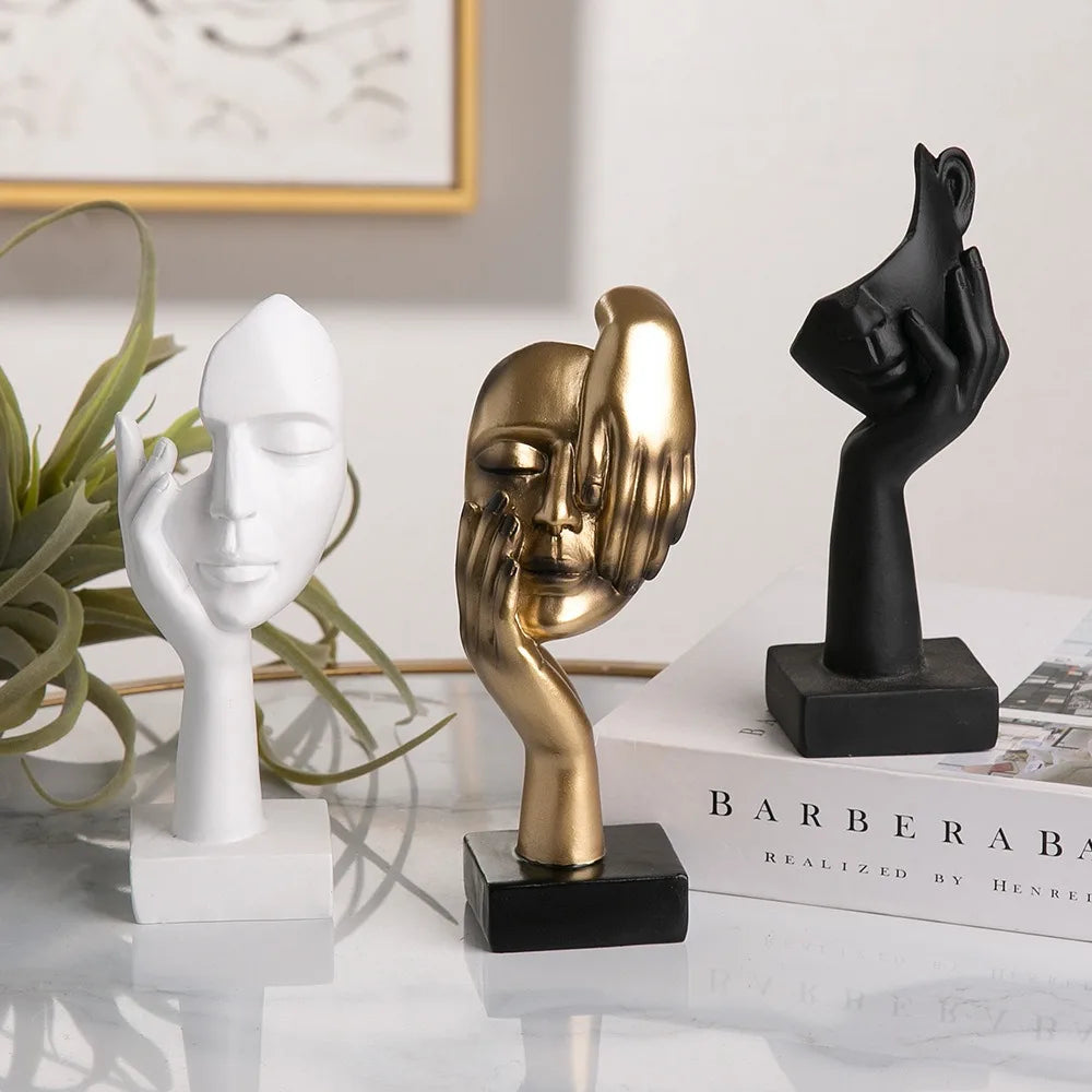 Nordic Resin Abstract Statue