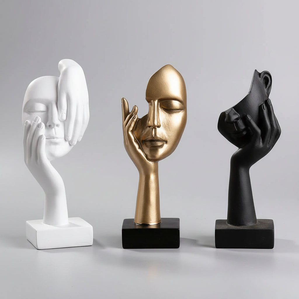 Nordic Resin Abstract Statue