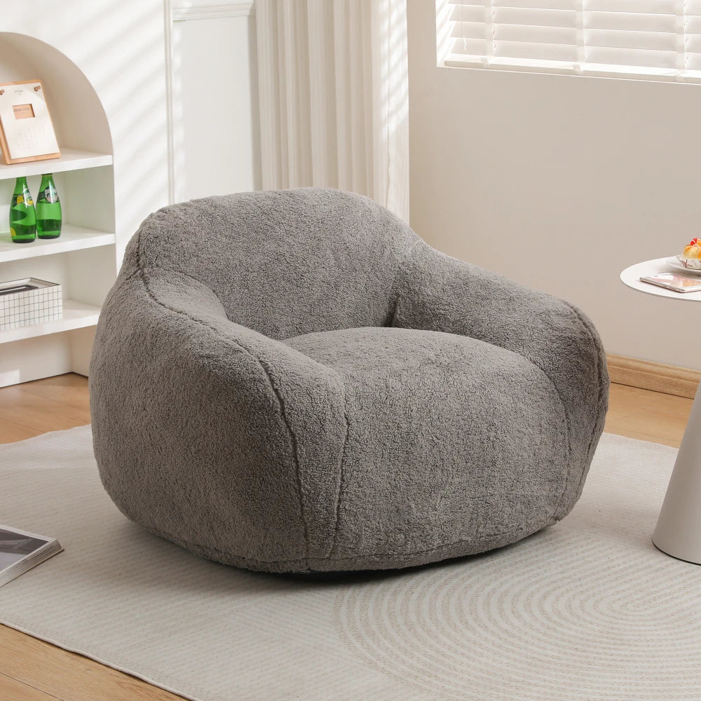 Bean Bag Chair , Sofa for Adults Comfy Beanbag Giant  Chair with Spacious Design  Couch with Armrest Large Chair with Memory