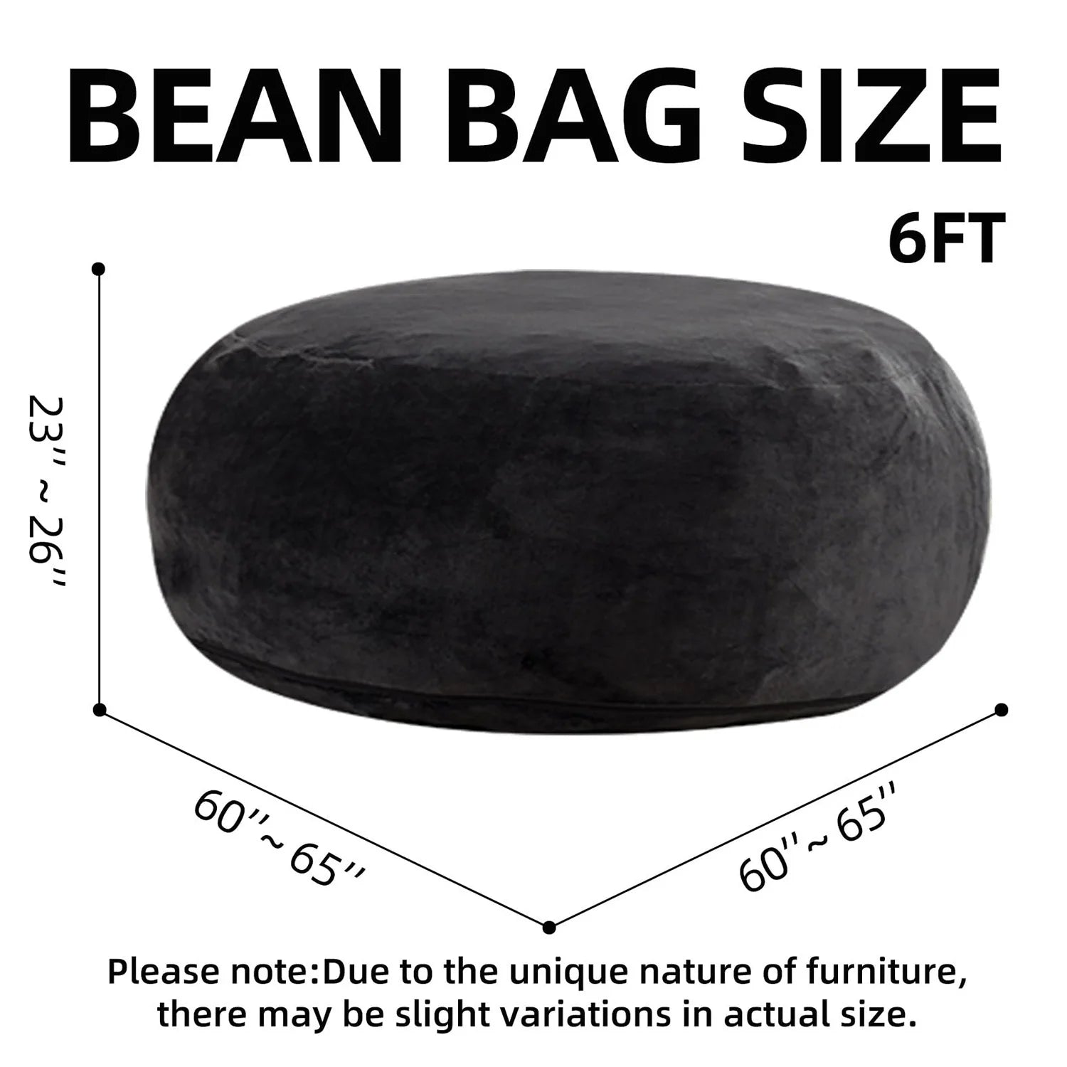 Sofa Bean Bag Chair Available in Multiple Colors