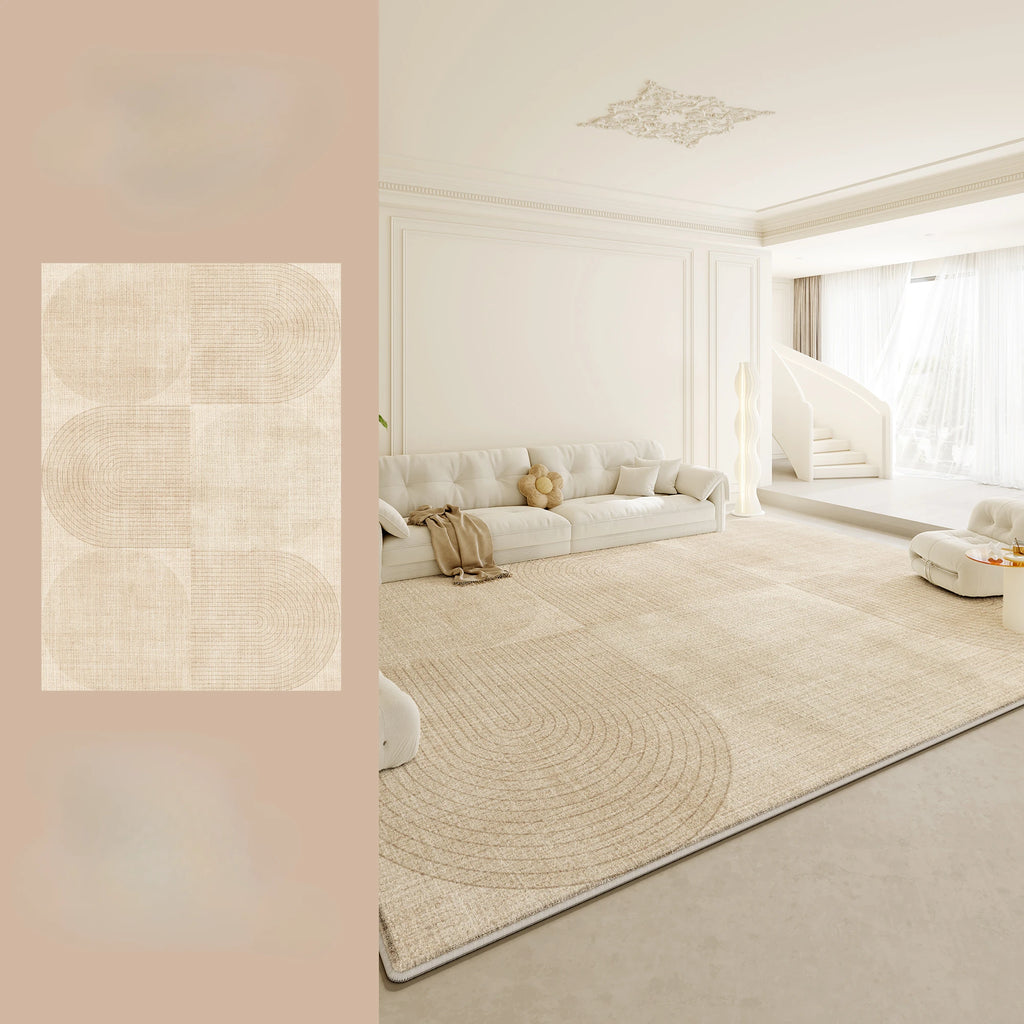 Cream Fluffy Soft Rug Thick Anti-slip
