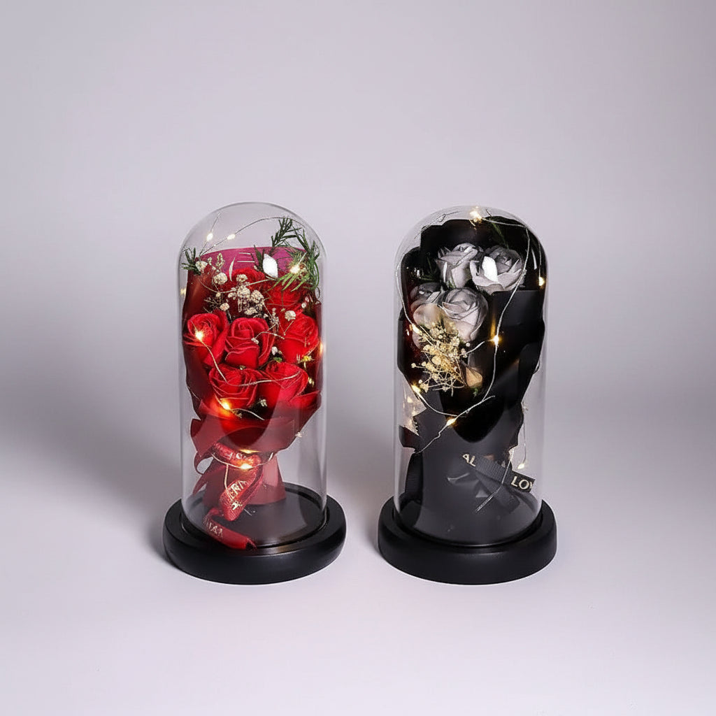 Everlasting Rose Bouquet  LED Illuminated