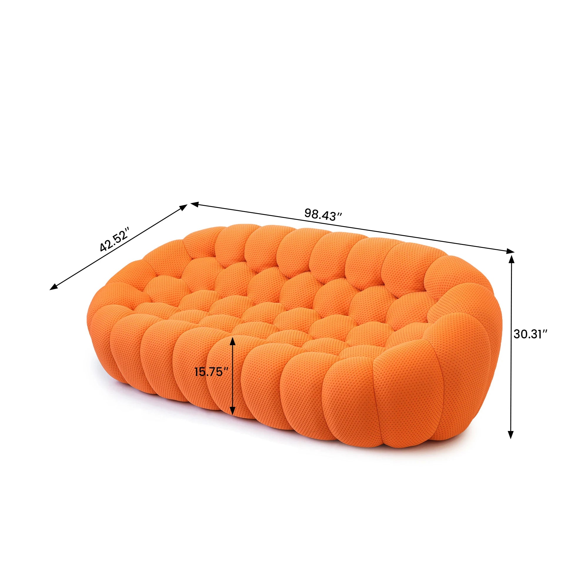 3D Knitted Fabric 3 Seater