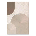Canvas Art Beige Hand Painted Abstract