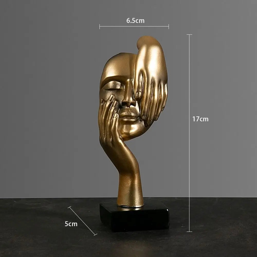 Nordic Resin Abstract Statue