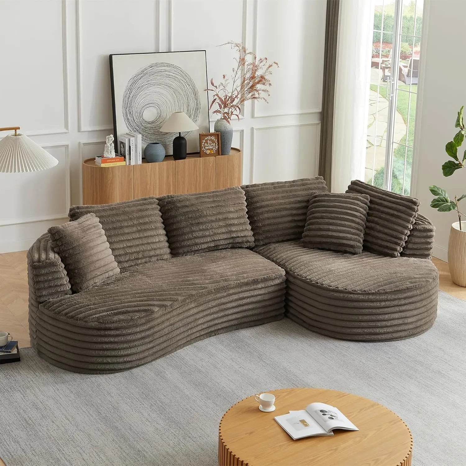 Curved Cloud Sectional Couch