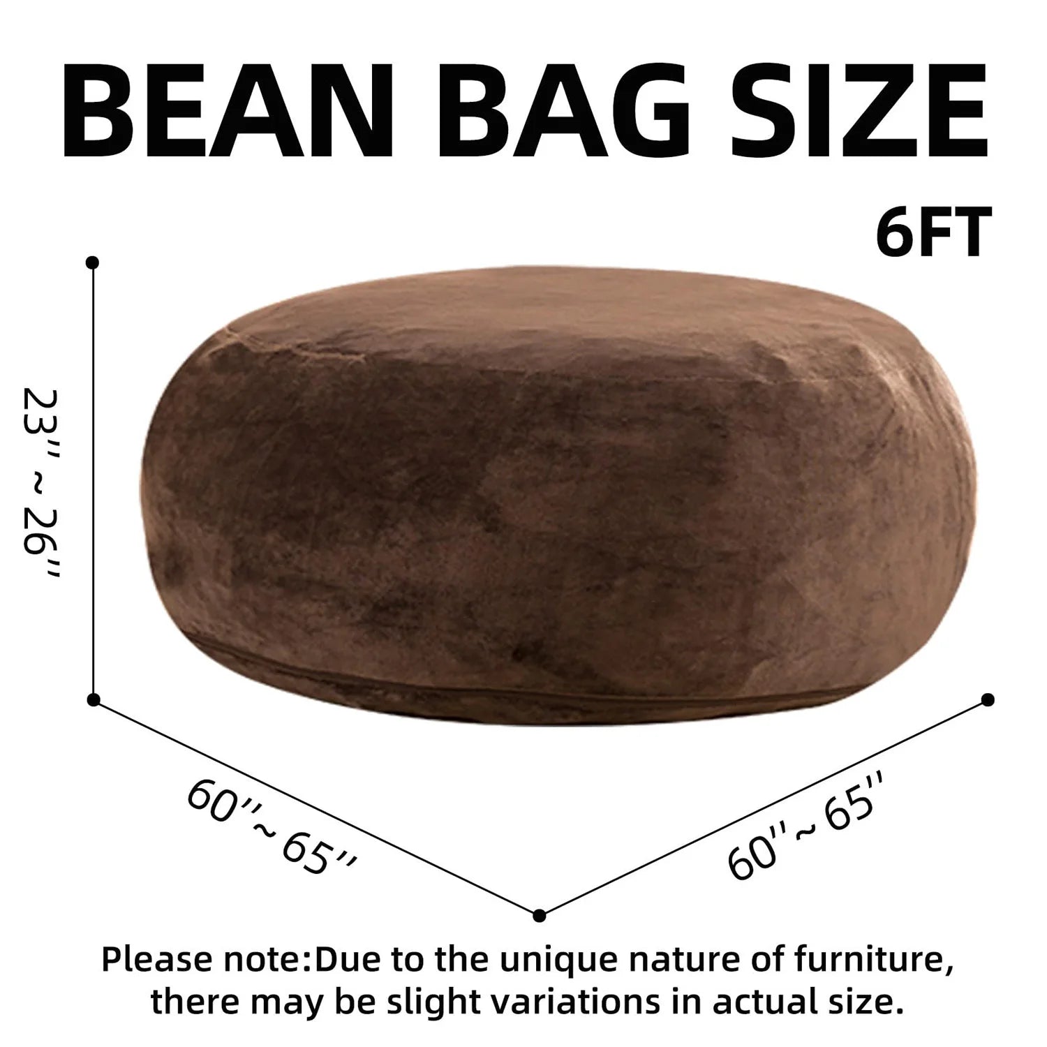 Sofa Bean Bag Chair Available in Multiple Colors