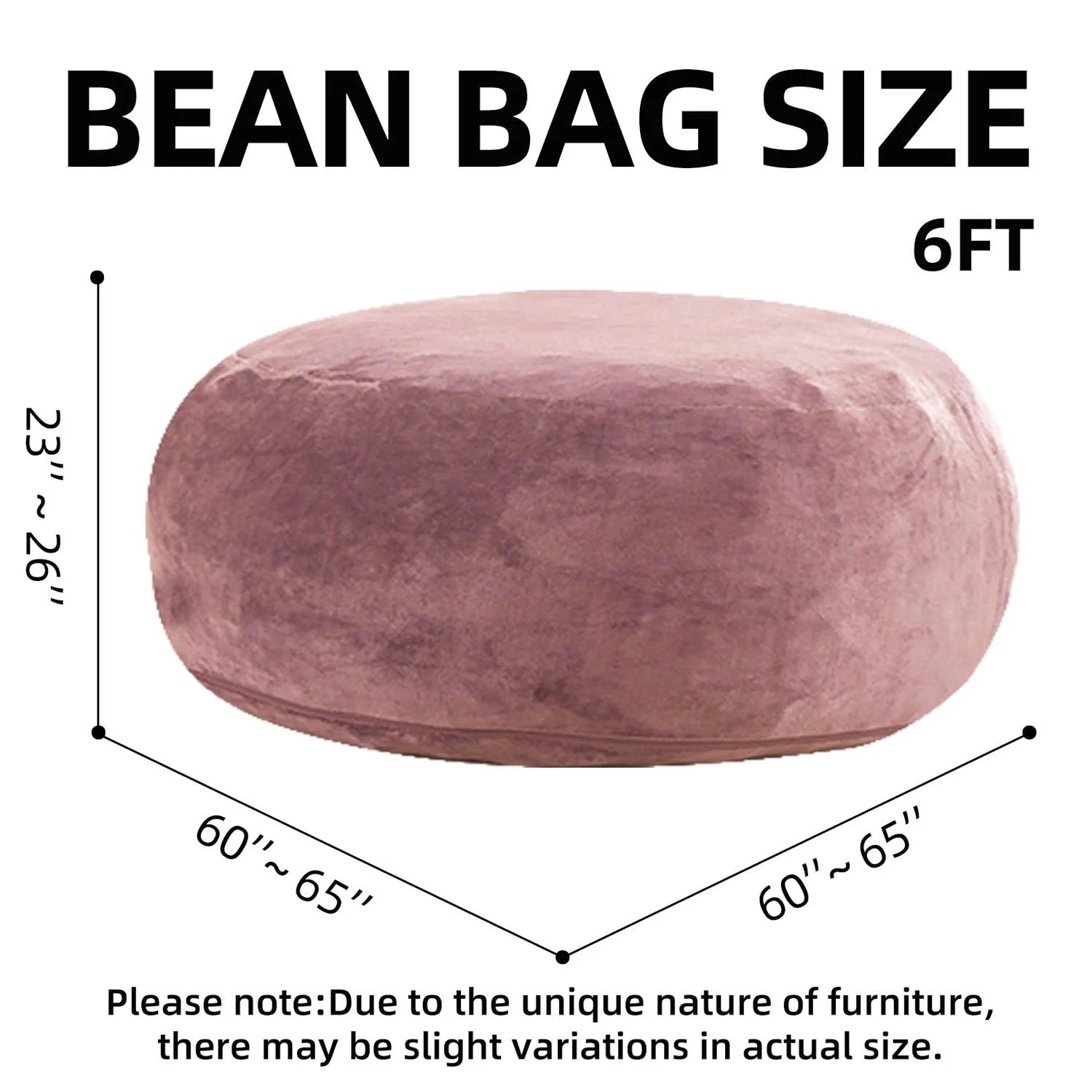 Sofa Bean Bag Chair Available in Multiple Colors