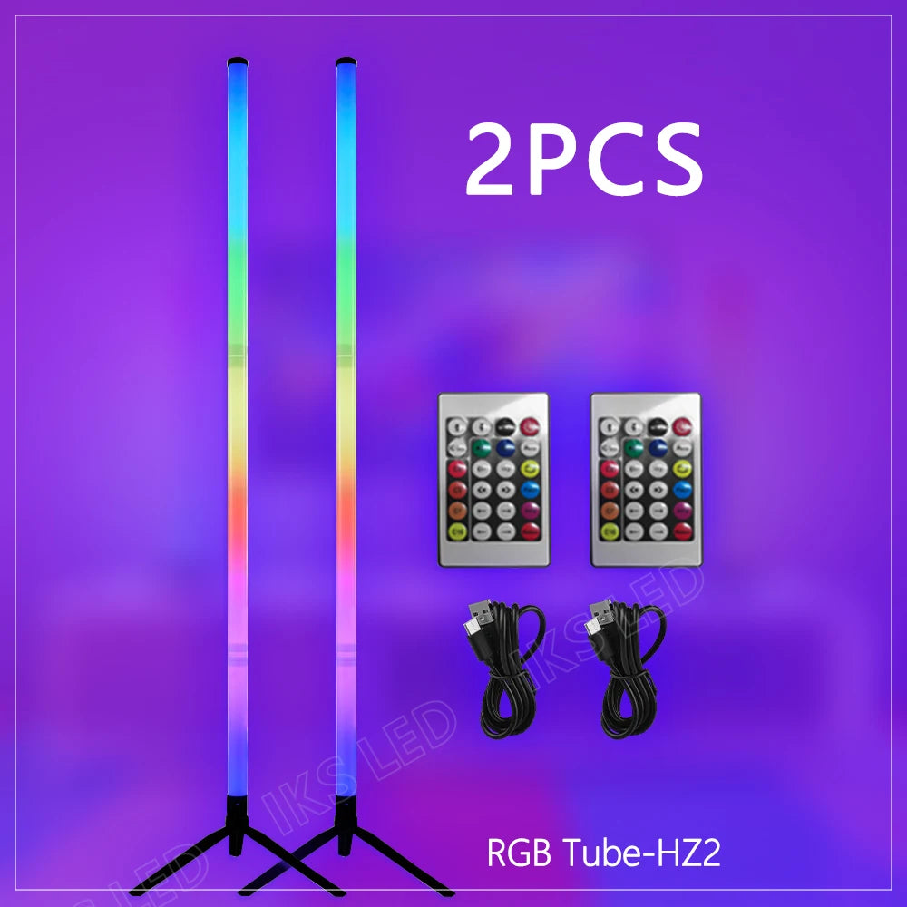 RGB LED Floor lamp 120CM  Modern Corner Floor Light Atmospheric Standing Light Indoor Home Decor Smart APP Remote Control