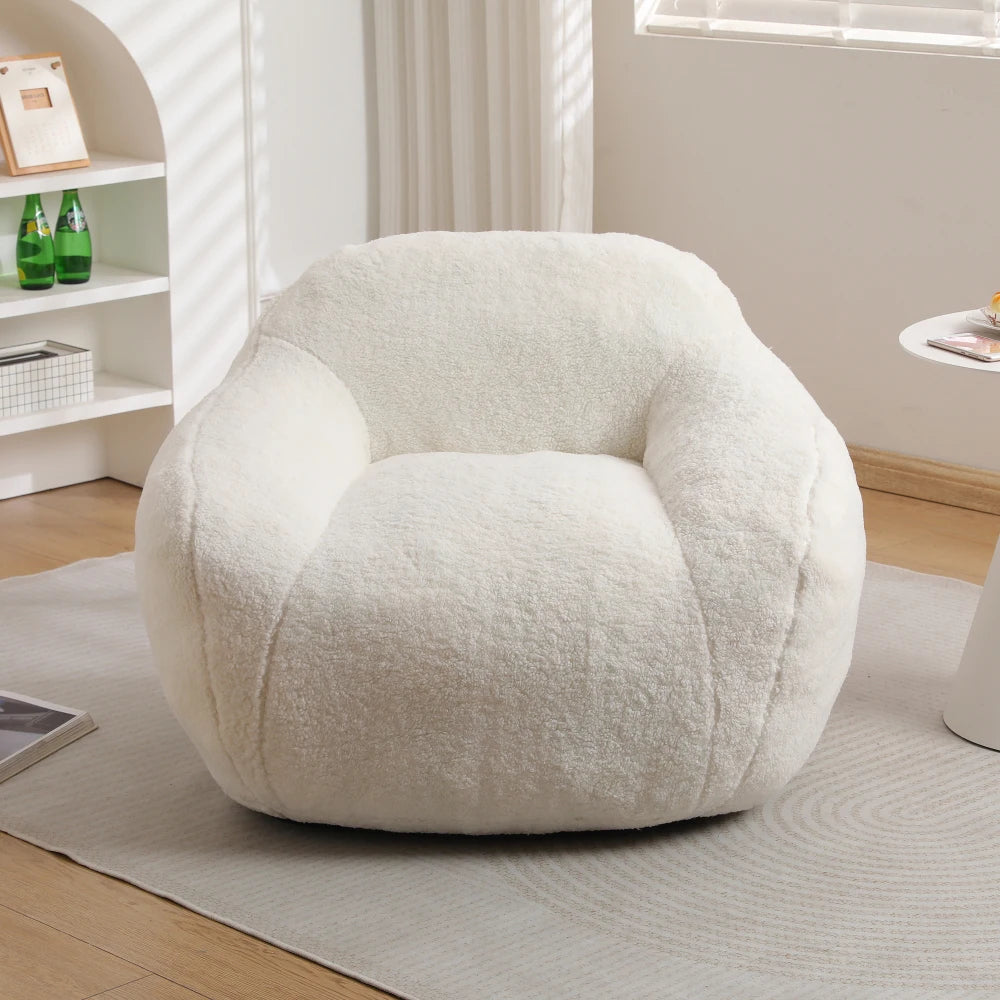 Bean Bag Chair , Sofa for Adults Comfy Beanbag Giant  Chair with Spacious Design  Couch with Armrest Large Chair with Memory