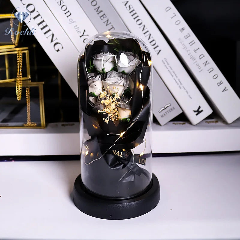 Everlasting Rose Bouquet  LED Illuminated