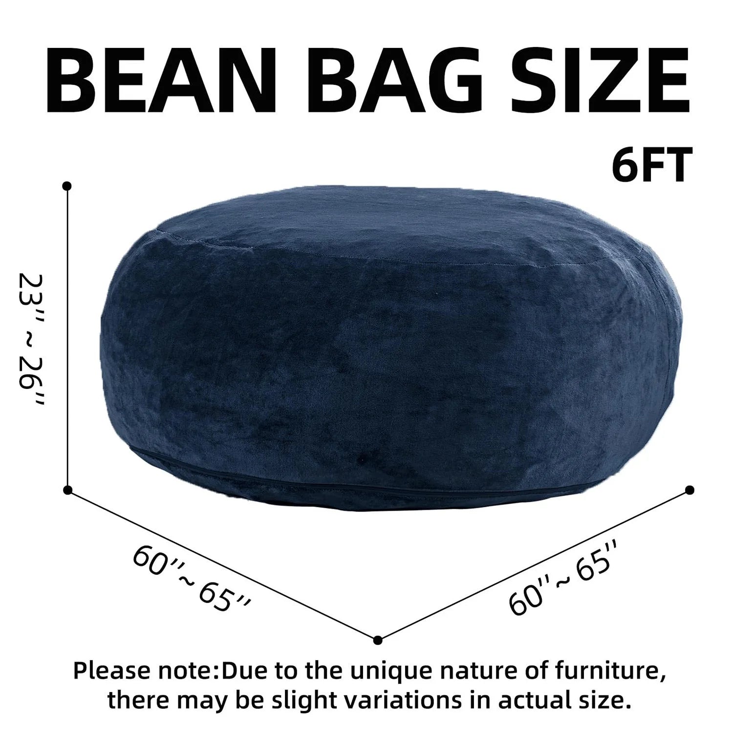 Sofa Bean Bag Chair Available in Multiple Colors